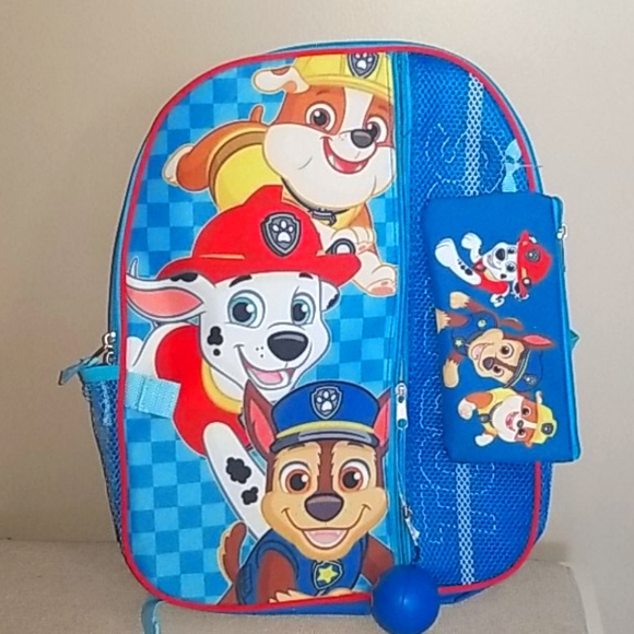 Paw Patrol Other - Paw Patrol 3 piece backpack set